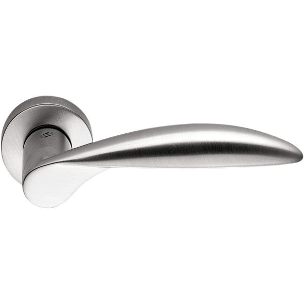 Wing Door Lever in Satin Chrome by Colombo Design
