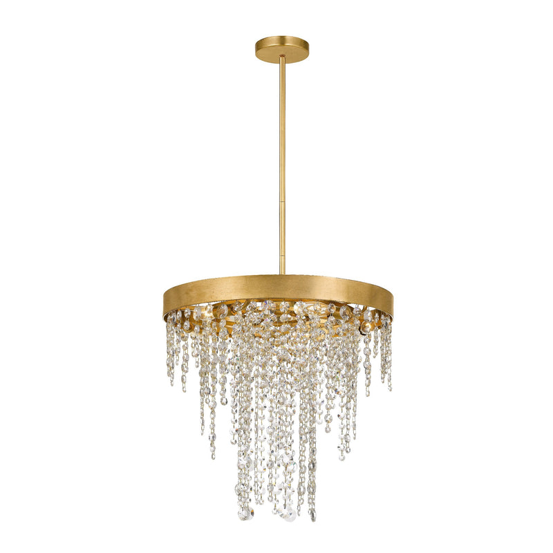 Winham Chandelier 20" Antique Gold