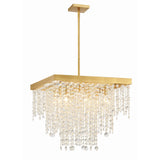 Winham Chandelier 22" Antique Gold