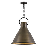 Winnie Large Pendant - Dark Antique Brass - by Hinkley
