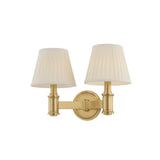 Woodland Park Wall Sconce - 2 Light - Aged Brass by Hudson Valley