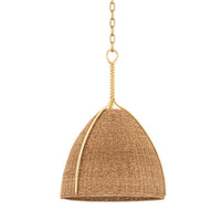 Woodlawn Pendant - 19 Inch - Vintage Gold Leaf by Hudson Valley