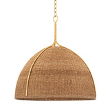 Woodlawn Pendant - 28.5 Inch - Vintage Gold Leaf by Hudson Valley