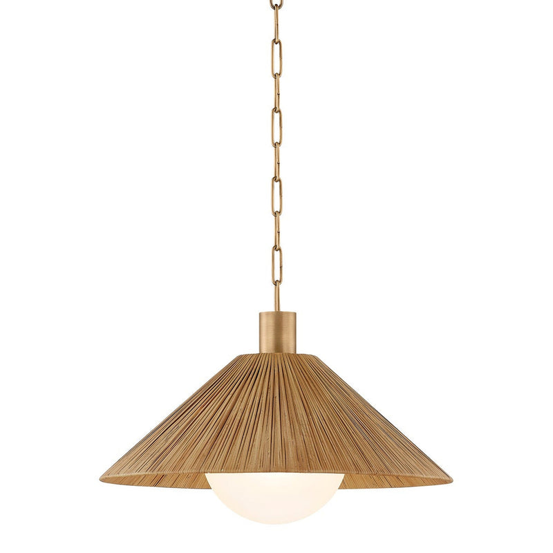 Woodside Pendant - 22 Inch - Patina Brass by Troy Lighting