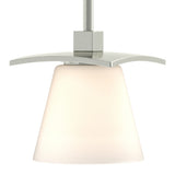 Wren Mini Pendant in Sterling, Opal Glass by Hubbardton Forge
