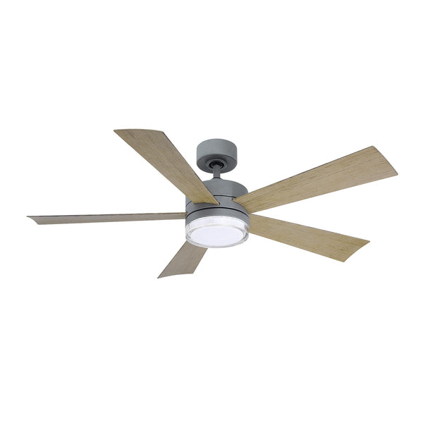 WYND 52 CEILING FAN WITH LIGHT BY MODERN FORMS, FINISH: GRAPHITE - WEATHERED GRAY, , | CASA DI LUCE LIGHTING