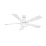WYND 52 CEILING FAN WITH LIGHT BY MODERN FORMS, FINISH: MATTE WHITE, , | CASA DI LUCE LIGHTING