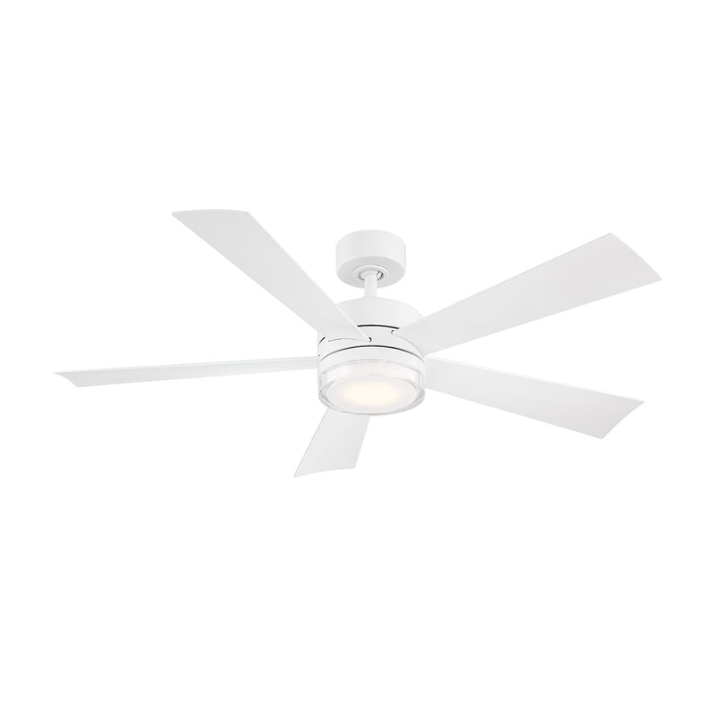 WYND 52 CEILING FAN WITH LIGHT BY MODERN FORMS, FINISH: MATTE WHITE, , | CASA DI LUCE LIGHTING
