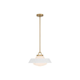 Xander Pendant 16" Vibrant Gold White