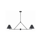 Xavier 54" Linear Chandelier 54'' Matte Black