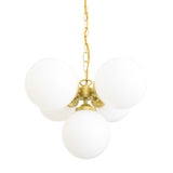 Yaounde Chandelier - Satin Brass