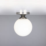 Yaounde Flush Globe Ceiling Light