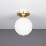 Yaounde Flush Globe Ceiling Light