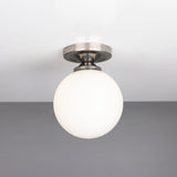 Yaounde Globe Ceiling Light Antique_Silver