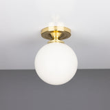 Yaounde Globe Ceiling Light Polished_Brass