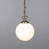 Yaounde Globe Pendant - Antique Brass