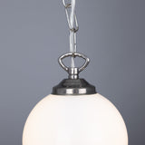 Yaounde Globe Pendant - Antique Silver