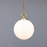 Yaounde Globe Pendant - Polished Brass