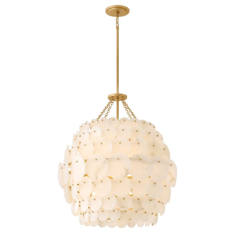 Yara Eleven Light Chandelier - Piastra Gold