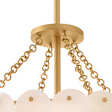 Yara Eleven Light Chandelier - Piastra Gold
