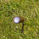 Yara Outdoor Spotlight - Antique Brass