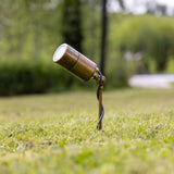 Yara Outdoor Spotlight - Antique Brass
