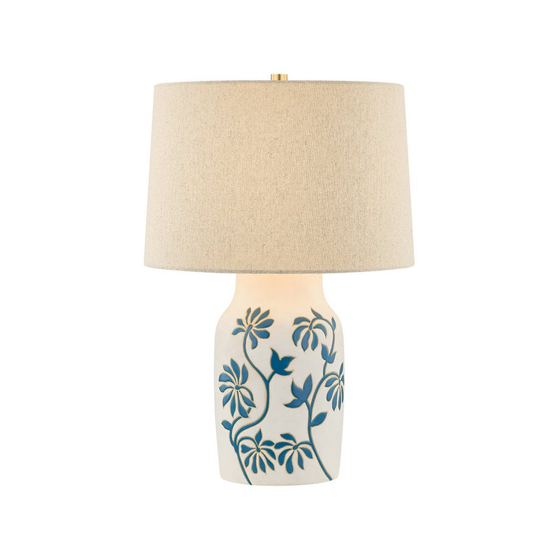 Yazmeen Table Lamp - Aged Brass
