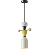 Yellow-White Nuro Pendant Light by Aromas