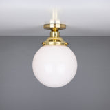 Yerevan Globe Ceiling Light - Polished Brass