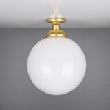 Yerevan Globe Ceiling Light - Satin Brass