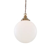 Yerevan Globe Pendant - Antique Brass