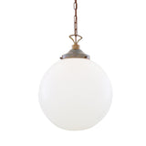 Yerevan Globe Pendant - Antique Brass