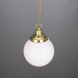 Yerevan Globe Pendant - Polished Brass