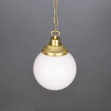 Yerevan Globe Pendant - Satin Brass