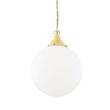 Yerevan Globe Pendant - Satin Brass