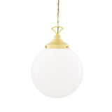 Yerevan Globe Pendant - Satin Brass