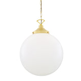 Yerevan Globe Pendant - Satin Brass
