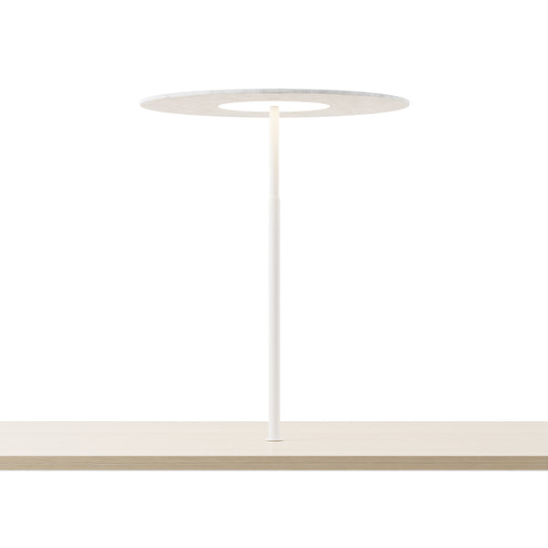 Yurei Co-working Light with Acoustic Shade, Finish: Matte White, Color Light Marble