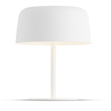Yurei Table Lamp with Metal Shade By Koncept, Finish: Matte White