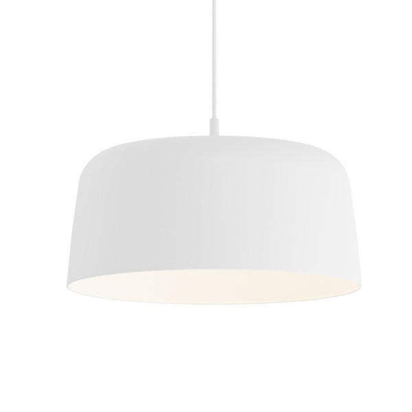 Yurei Pendant Light with Metal Shade By Koncept, Finish: Matte White