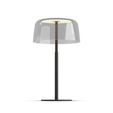 Yurei Table Lamp with Acrylic Shade By Koncept, Finish: Matte Black, Color: Clear