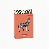 Zebra Wall Art, flat-pack packaging