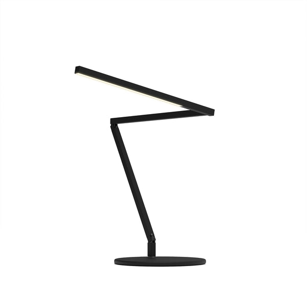 Z Bar Mini Pro Gen 4 Desk Lamp By Koncept, Finish: Matte Black, Mount Option: Desk