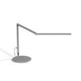 Z Bar Mini Pro Gen 4 Desk Lamp By Koncept, Finish: Silver, Mount Option: Charging Base