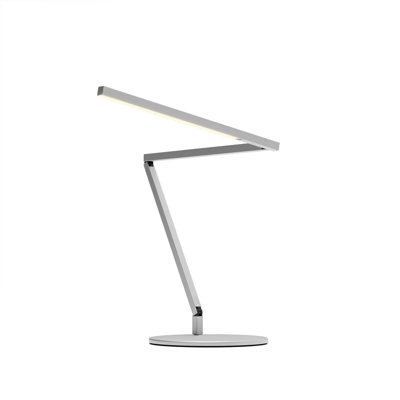 Z Bar Mini Pro Gen 4 Desk Lamp By Koncept, Finish: Silver, Mount Option: Desk