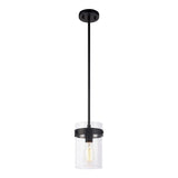 Zale Pendant 7 Inch Black