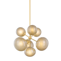 Zaley Chandelier - Aged Brass