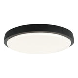 Zane Flush Mount 15.63 Inch Matte Black
