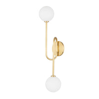 Zani Wall Sconce - Aged Brass