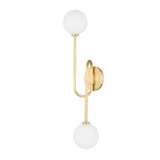 Zani Wall Sconce - Aged Brass